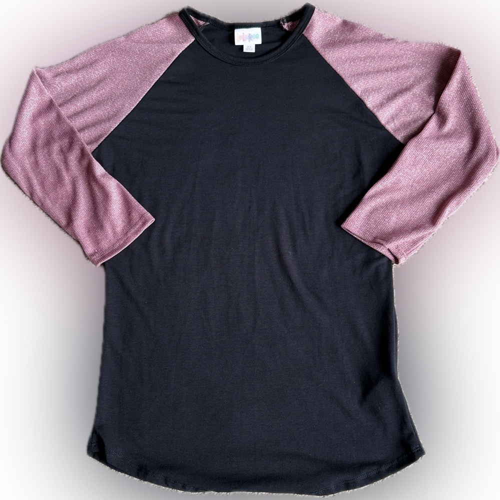 LuLaRoe Black and Pink Randy Top